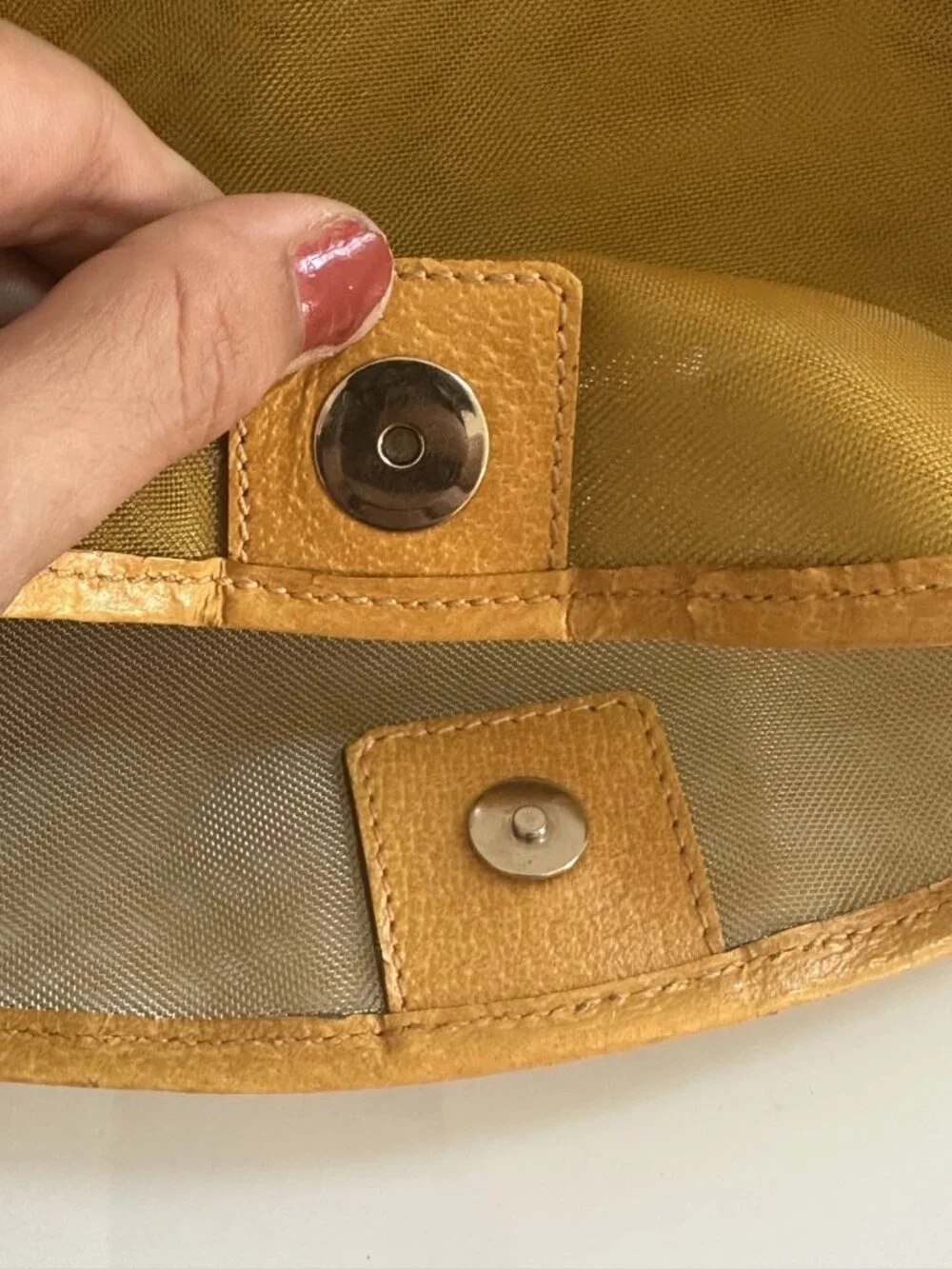 Trussardi vintage mustard